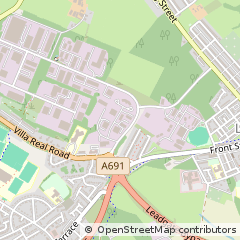 Map of Consett, Co Durham