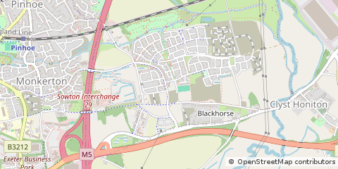 Map of Exeter, Devon