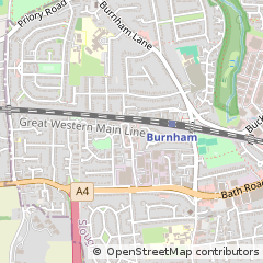 Map of Slough, Berkshire