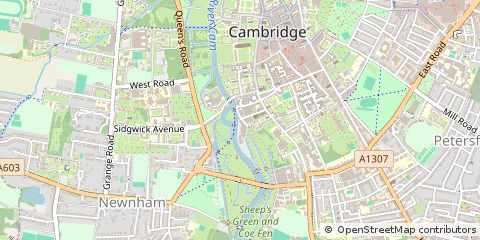Map of Cambridge