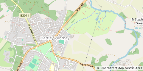 Map of Hartley Wintney