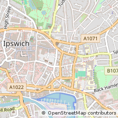 Map of Ipswich, Suffolk
