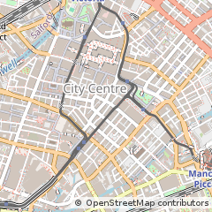 Map of Manchester, Greater Manchester
