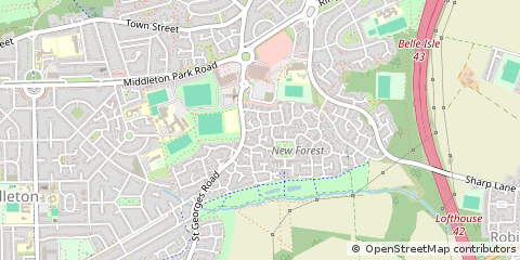 Map of Leeds