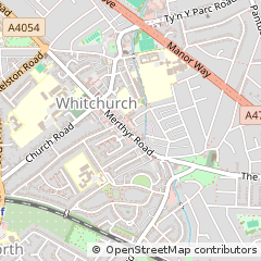 Map of Cardiff