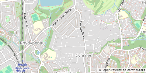 Map of Cardiff
