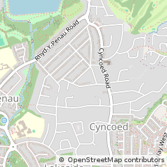 Map of Cardiff
