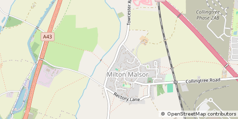 Map of Northampton