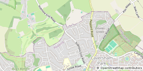 Map of Reading, Berkshire