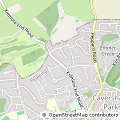 Map of Reading, Berkshire