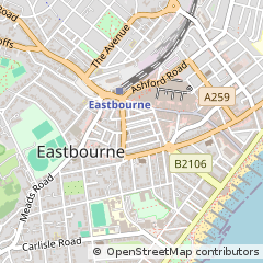 Map of East Sussex