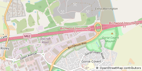 Map of Warrington