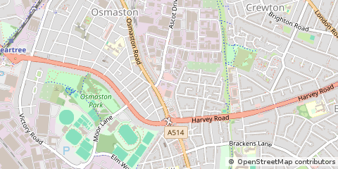 Map of Derby