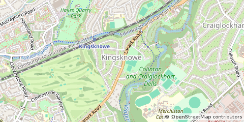 Map of Edinburgh