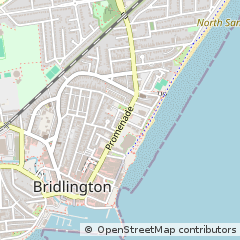 Map of Bridlington, East Riding of Yorkshire