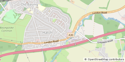 Map of Basingstoke