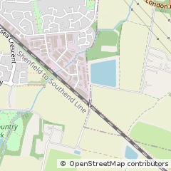 Map of Wickford, Essex