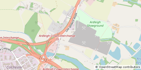 Map of Colchester, Essex