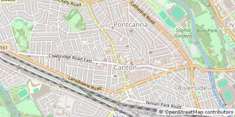 Map of Cardiff