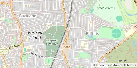 Map of Portsmouth, Hampshire