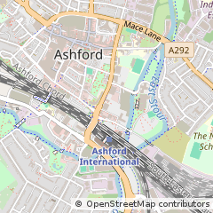 Map of Ashford, Kent