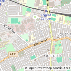 Map of Newcastle Upon Tyne