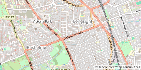 Map of Manchester