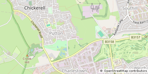 Map of Weymouth, Dorset