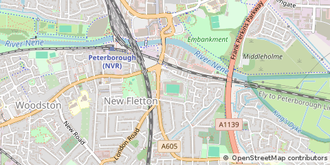 Map of Peterborough