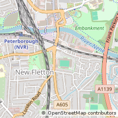Map of Peterborough