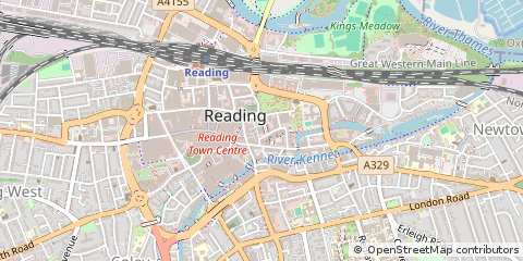 Map of Reading