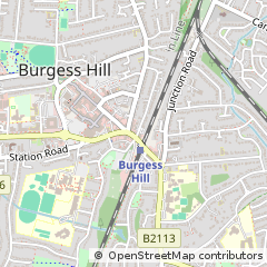Map of West Sussex