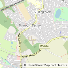 Map of ST. Helens, Merseyside