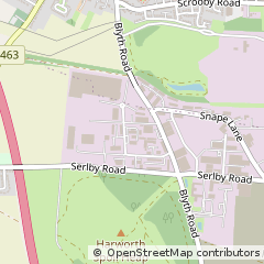 Map of Doncaster, South Yorkshire