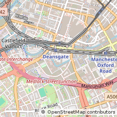 Map of Manchester, London
