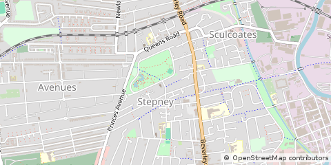 Map of Hull, East Yorkshire