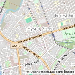 Map of Nottingham