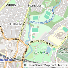 Map of Kilmarnock, Ayrshire