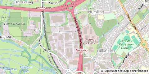Map of Southampton, Hants