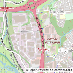 Map of Southampton, Hants