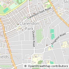Map of Leicester, Leicestershire