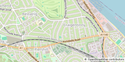 Map of Edinburgh