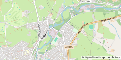 Map of High Peak, Derbyshire
