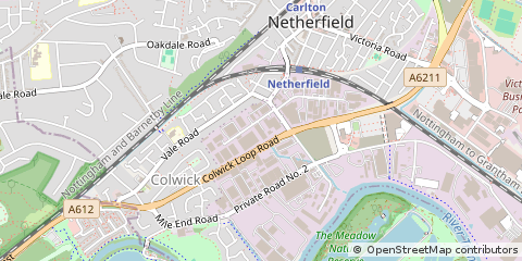 Map of Nottingham