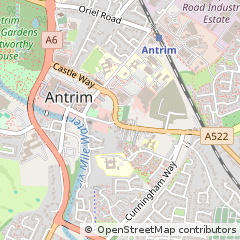 Map of Antrim, Co Antrim
