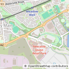 Map of Royal Quays, North Shields