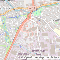 Map of Leamington SPA, Warwickshire
