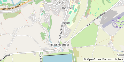 Map of Huddersfield