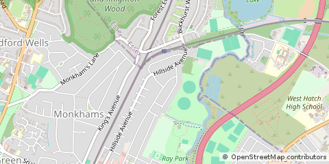 Map of Buckhurst Hill