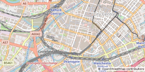 Map of Manchester